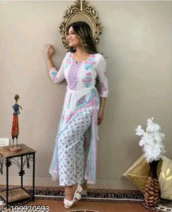 New Aliya Cut Kurta With Pant