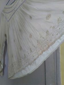 IIconic White Signature Delhi Girl /Frock