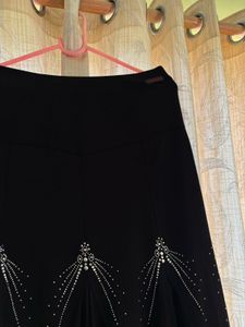 Black Skirt with Embellishments