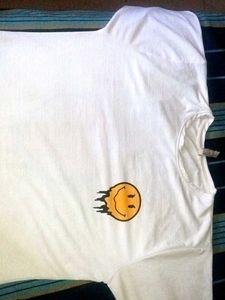 White Smiley Face T-Shirt