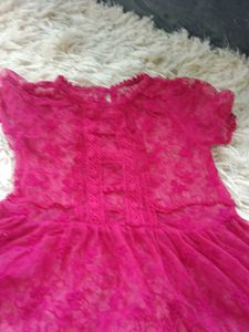 Cute Pink Lace Dress