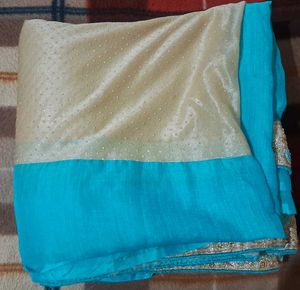 Elegant Embroidered Saree