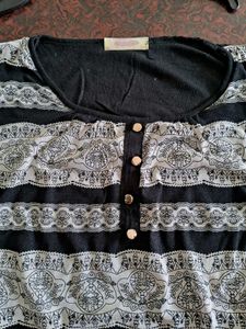 90% Off 💥 Black And White Top