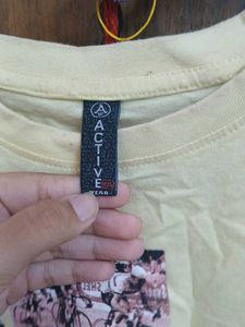 Vibrant Yellow Colour TShirt