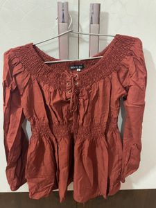 Boho Chic Peasant Top