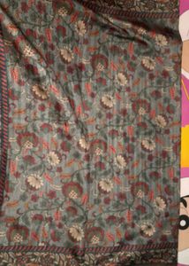 Madhubani Floral Print Saree