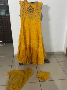 Yellow Ethnic Gown