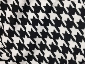Houndstooth Print Pants