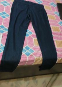 Women Navy Blue Jagging