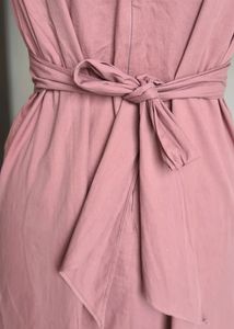 Korean Tie Around Cotton Dress