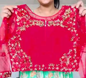 Heavy Work Ready To Wear Saree