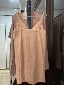 Blush Button-Front Dress