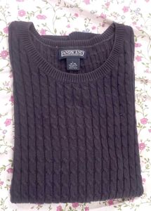 Lands&#39; End Cable Knit Sweater
