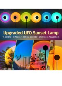 Sunset lamp set for photography, decoration