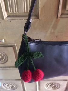 Cherry 🍒 Chrochet Keychain
