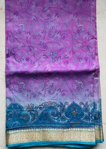 Paper silk Saree