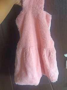 Cute Pink Fuzzy Vest