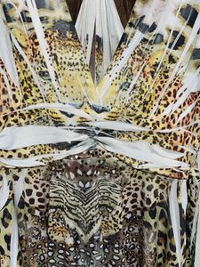 asymmetrical Animal print Dress