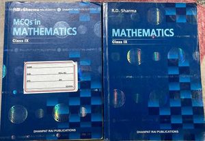 R.D. Sharma Class IX Textbooks Set of 2 with MCQ