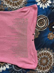 Pink Embellished Top