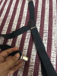 Hat( Fedora ) And Suspendors For A Boy