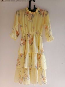 Floral Ruffle Tiered Dress