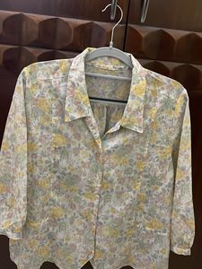 Floral Button-Down Top