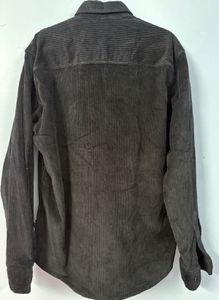 Men XL Corduroy Black Shirt