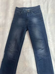 Straight Fit High Rise Jeans