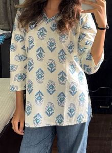 Printed Kurti Top