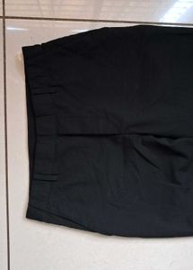 Black Straight Leg Trousers