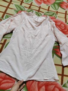 Beige Colour New Peplum Type