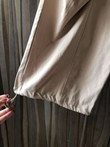 Beige Parachute Pants