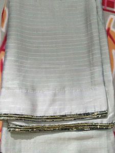 Elegant Striped Saree