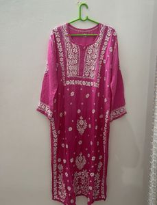 100% Pure Chikankari Kurta