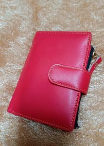 Women Red Wallet