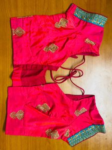💕Pink &amp; Gold Embroidered Blouse💕