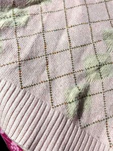 Argyle V-Neck Sweater💗