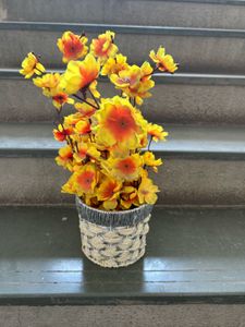 Floral Arrangement in Woven Basket