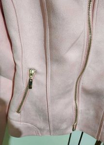 Latin Quarters Pretty Pink Suede  Jacket