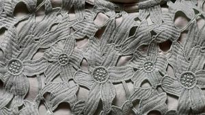 BENETTON patchwork/cutwork top women