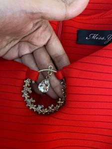 Blood Red Evening Gown