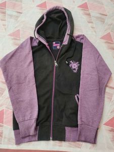 Floral Embroidered Hoodie