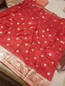 Elegant Red Saree