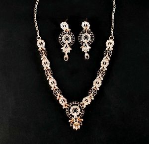 Rose Gold Tone Jewelry Set