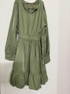 Olive Green Dress