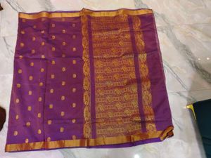 Purple & Gold Sari