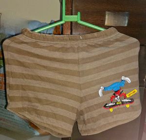 Cartoon Striped Shorts