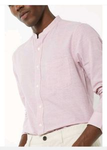 Men's Light Pink Casual Shirt