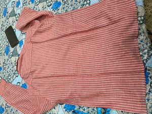Self Lining Design Men&#39;s Casual SHirt In L 40 Size